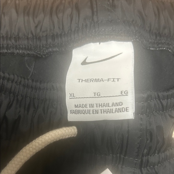 Nike Black Jogger Pants with White Detailing - Picture 3 of 3